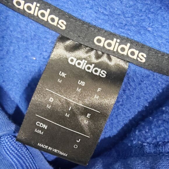 Adidas Men's Blue Long Sleeve Hoodie #C - Picture 5 of 5